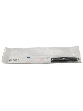 NEW Cutco 1723 Carver Knife With Black Handle 9" Serrated